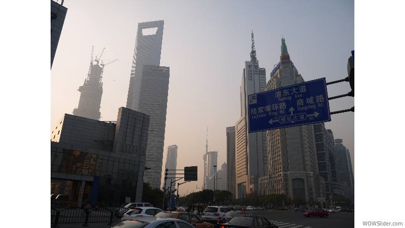 Der neue Stadtteil Pudong
