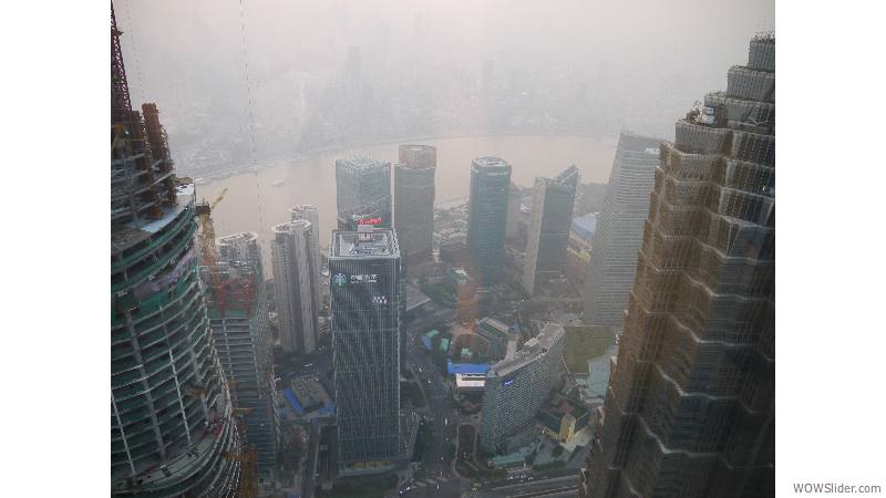 Der neue Stadtteil Pudong - Hilton Tower